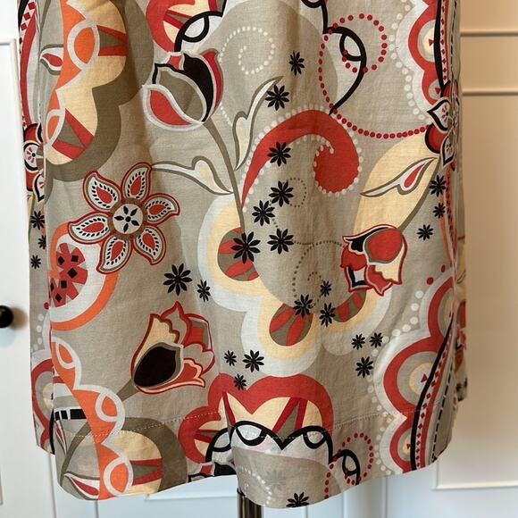 Halogen Multicolor Patterned Mini Dress - Picture 10 of 15